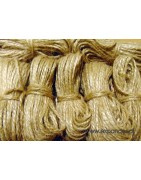 Material: Jute      Natural color      Very strong  Application:  decorative, for packaging, for decorating gifts